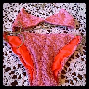 Victoria’s Secret vintage crotchet bikini- M